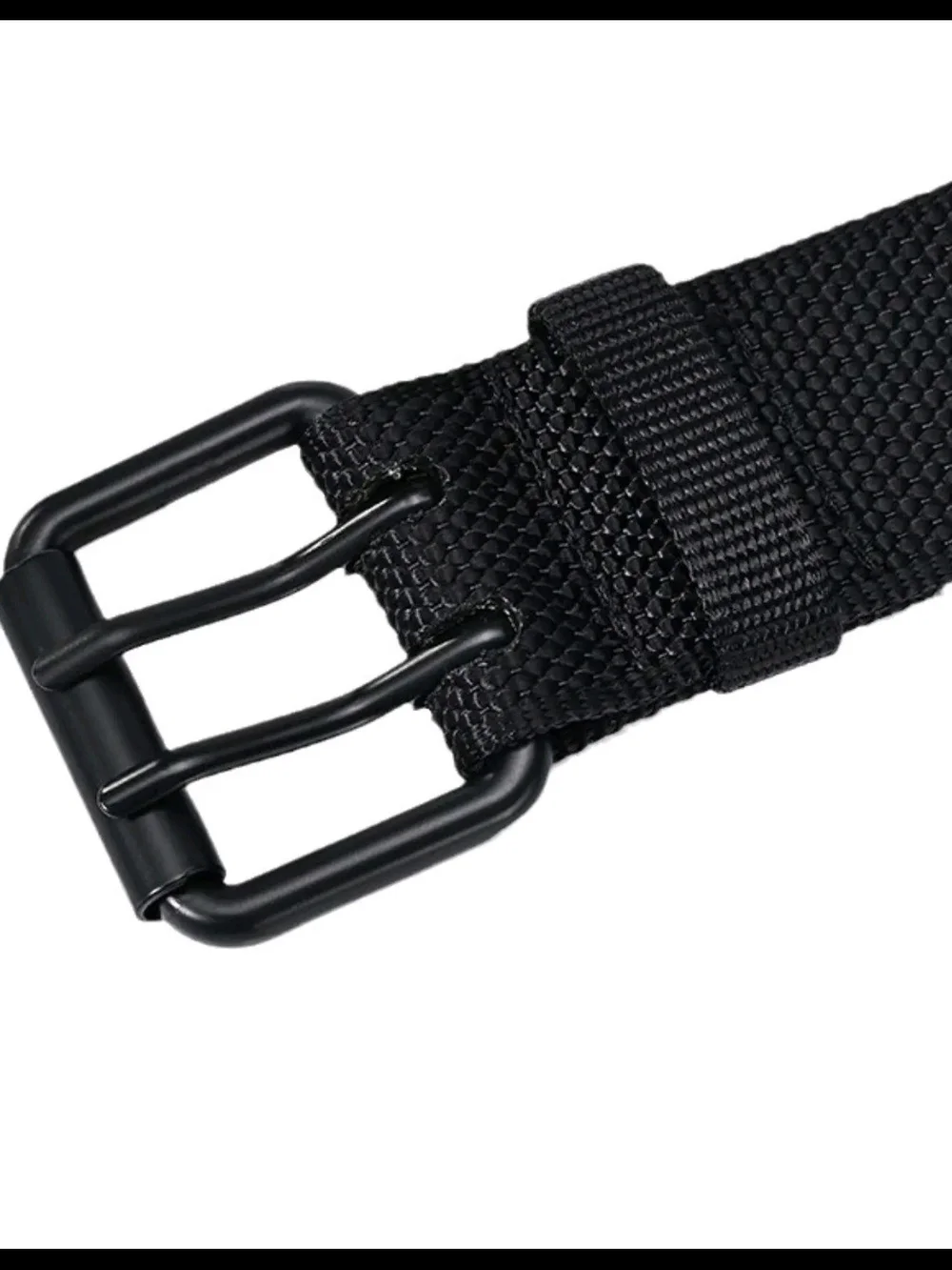 Classic Army Green Nylon Double Grommet Web Belt, 120 CM, One Size Fits All